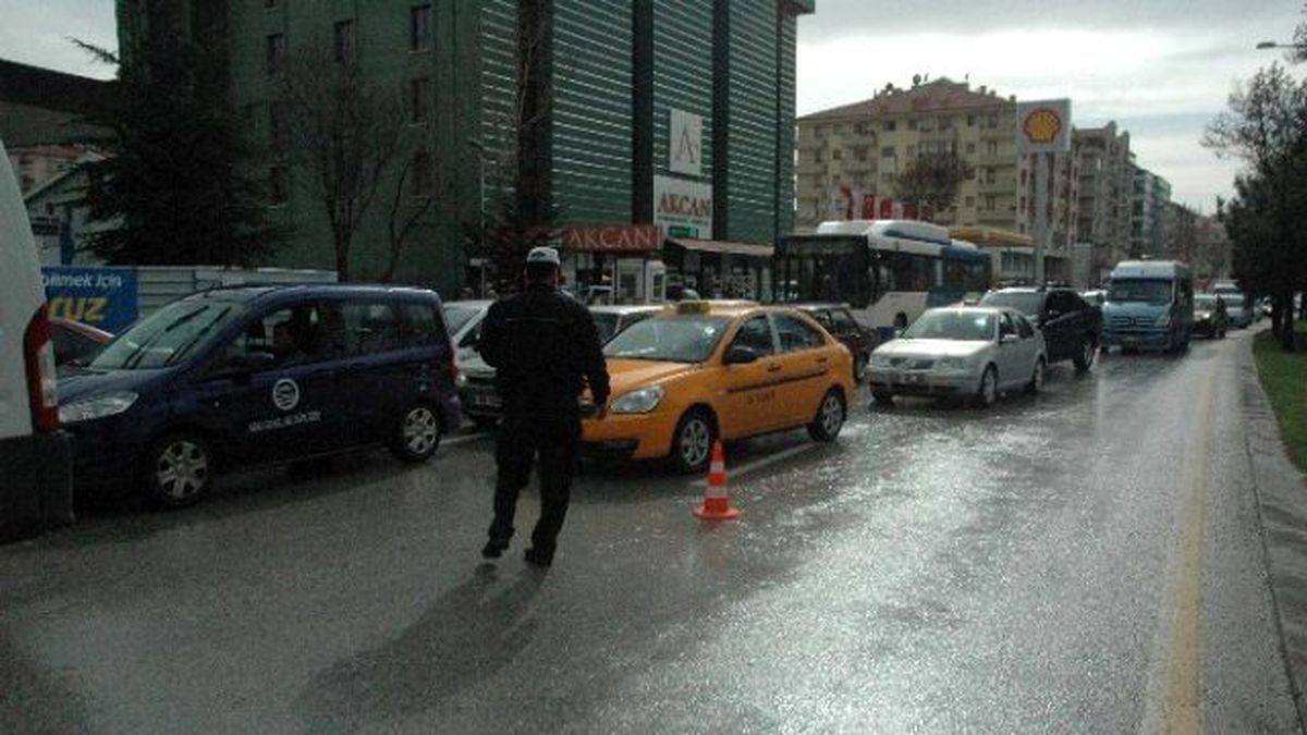 Koca Ağaç Yola Devrildi