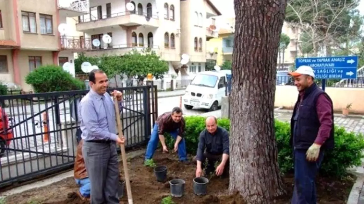 Her Personel İçin Bir Adet Gül Diktiler