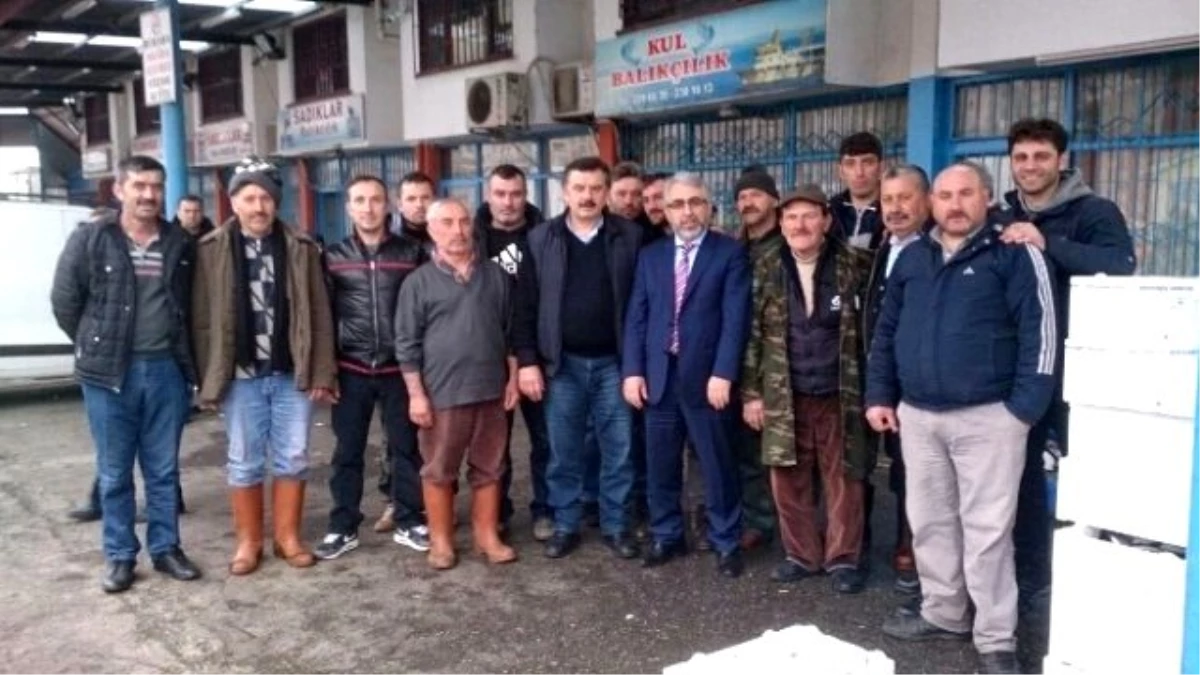 AK Parti Trabzon Milletvekili Aday Adayı Mahir Küçük\'ten Balıkçılara Destek