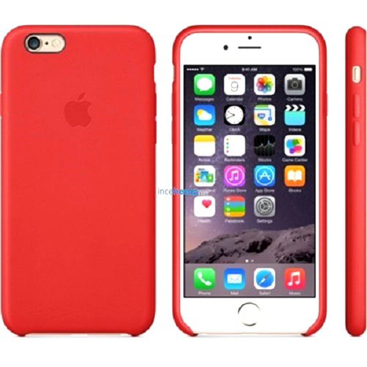 Apple İphone 6 Deri Case Kırmızı (Mgr82zm/a)