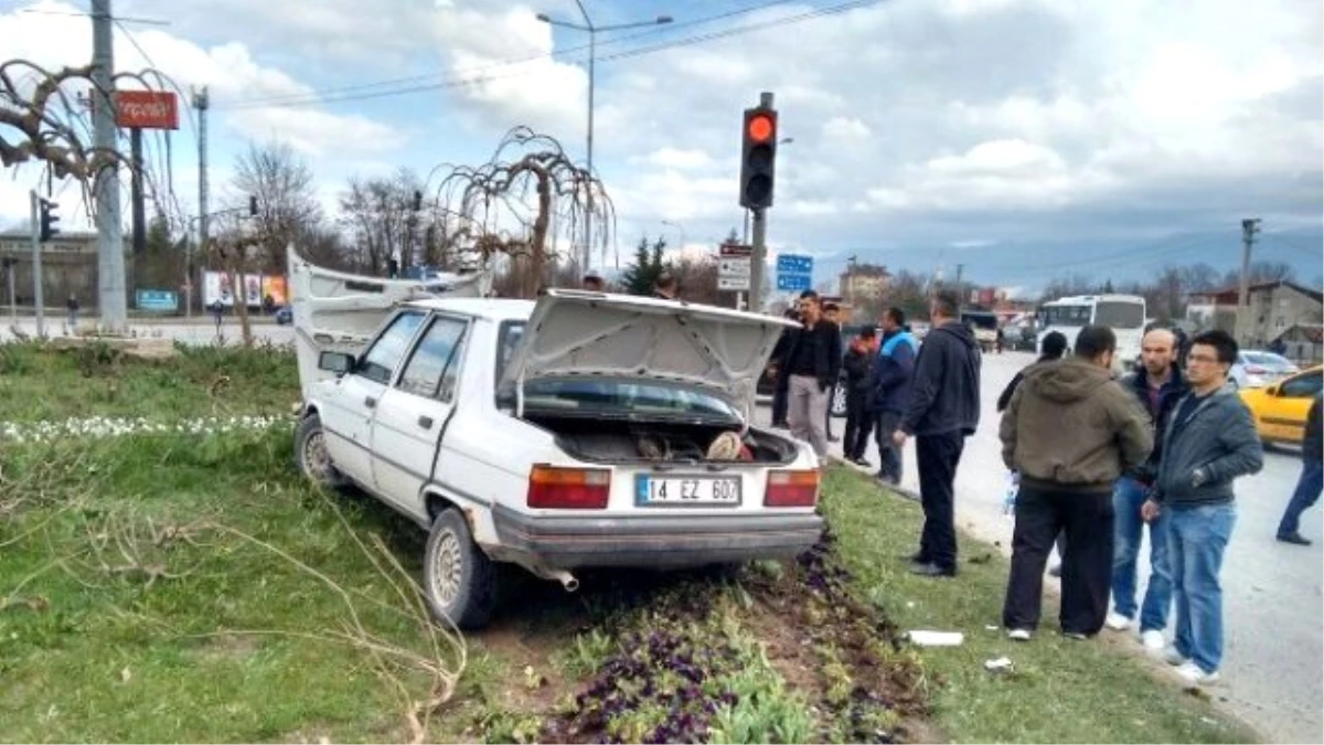 Bolu\'da Trafik Kazası; 1 Yaralı