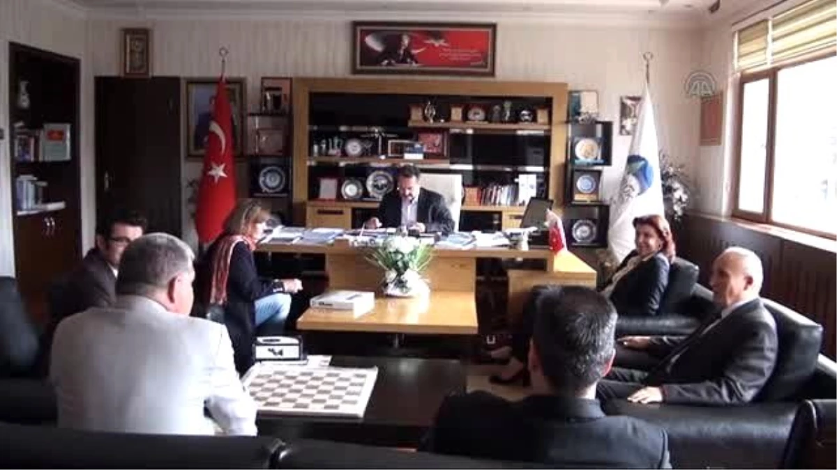 Çubuk\'ta Uluslararası Satranç Turnuvası Protokolü İmzalandı