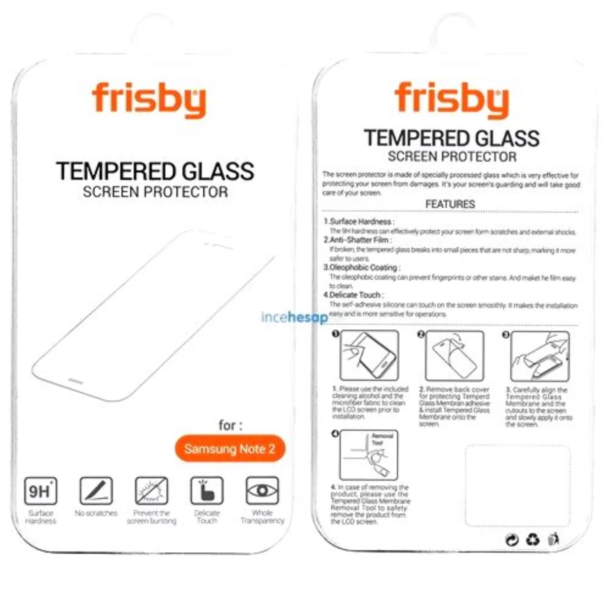 Frisby Ftg-Sm7058 Samsung N7100/note2 Tempered Glass