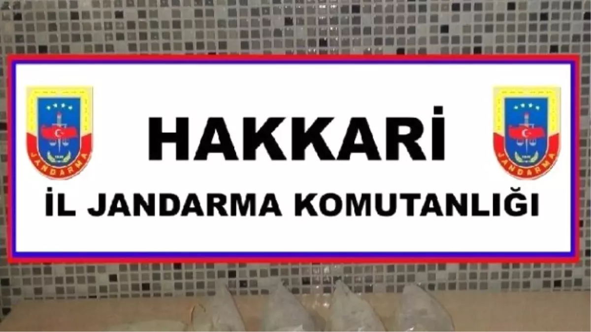 Hakkâri\'de Eroin Operasyonu