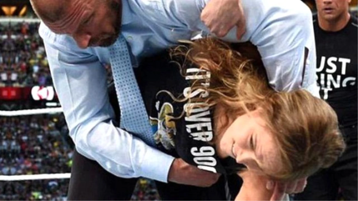 Kadın Dövüşçü Ronda Rousey, Dev Sporcuyu Yere Serdi