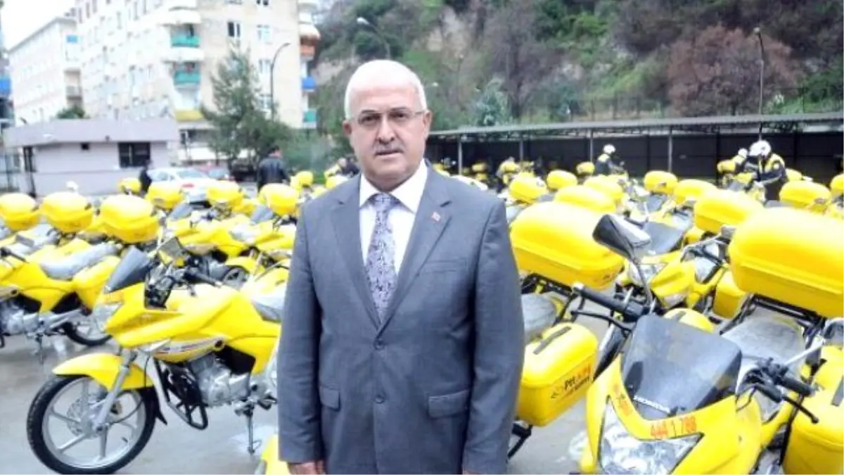 Samsun PTT\'ye 41 Yeni Motosiklet