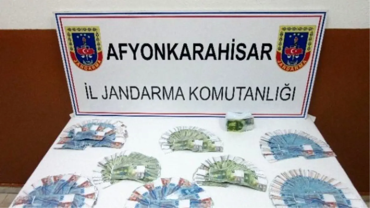 Afyonkarahisar\'da Sahte 55 Bin 650 Fransız Frangı Ele Geçirildi