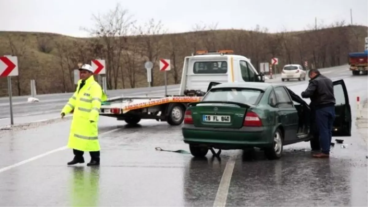 Çankırı\'da Trafik Kazası: 1 Yaralı