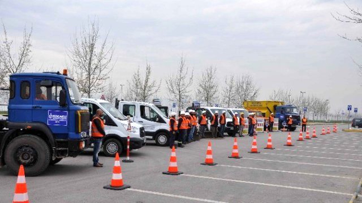 Genel Sekreter Büyükakın, Yol Bakım Ekiplerini Denetledi