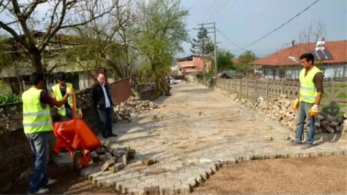 Nusretiye\'de Yol Düzenleme Çalışması