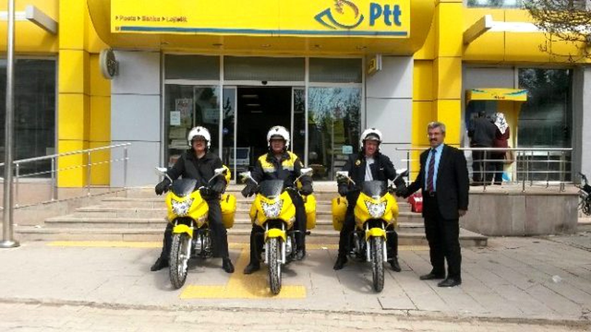 PTT Yeni Motosikletleriyle Şimdi Daha Güçlü