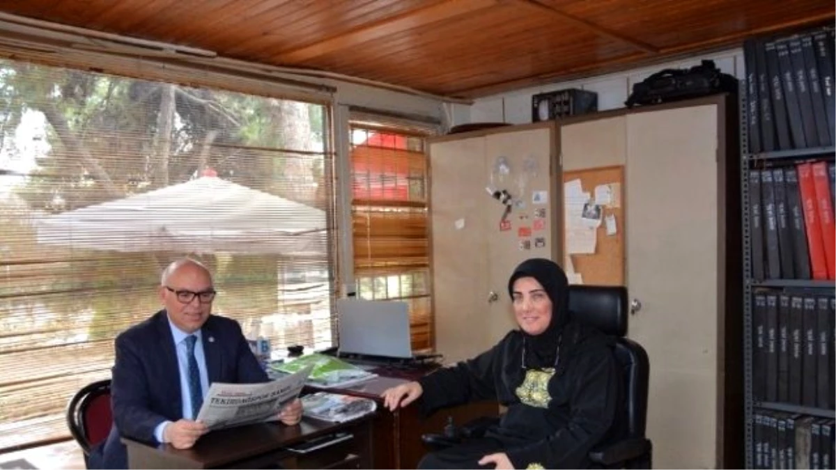 Süleymanpaşa Belediye Başkanı Eşkinat, Yeni İnan Gazetesi\'ni Ziyaret Etti