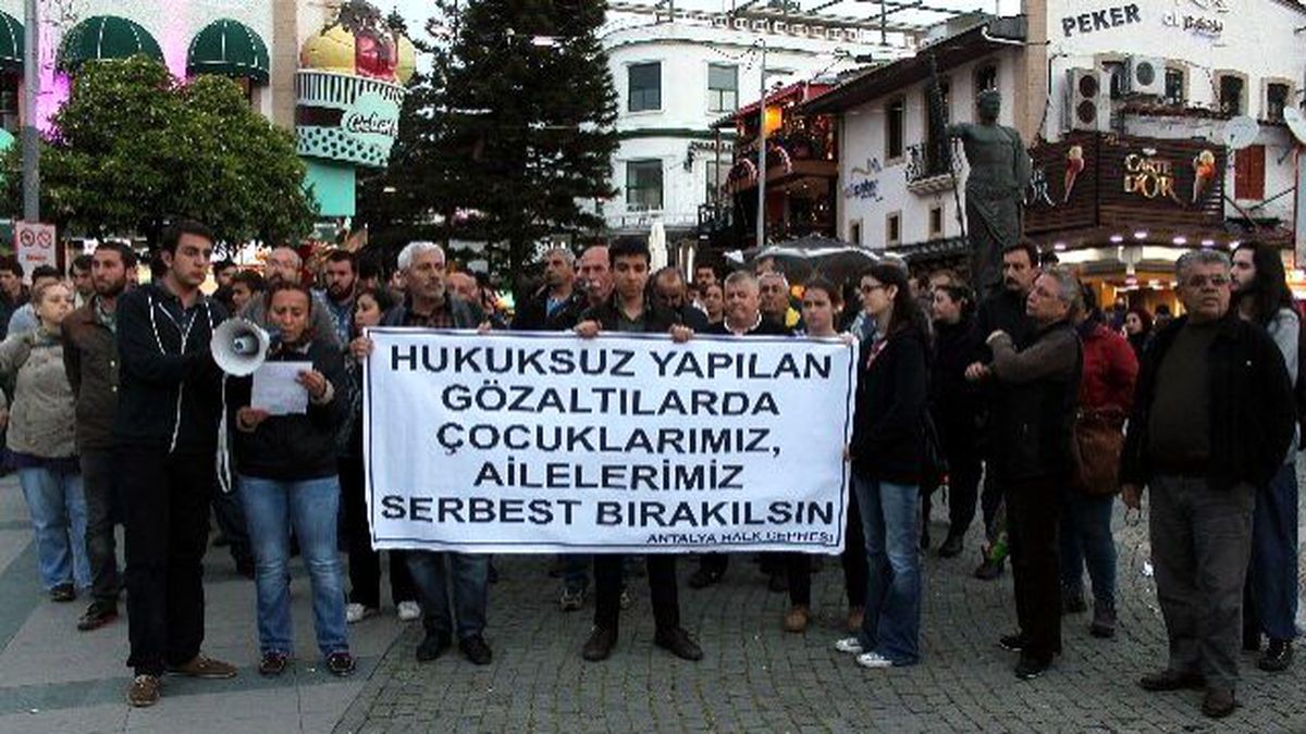 Antalya Halk Cephesi\'nden Dhkp-C Operasyonu Protestosu