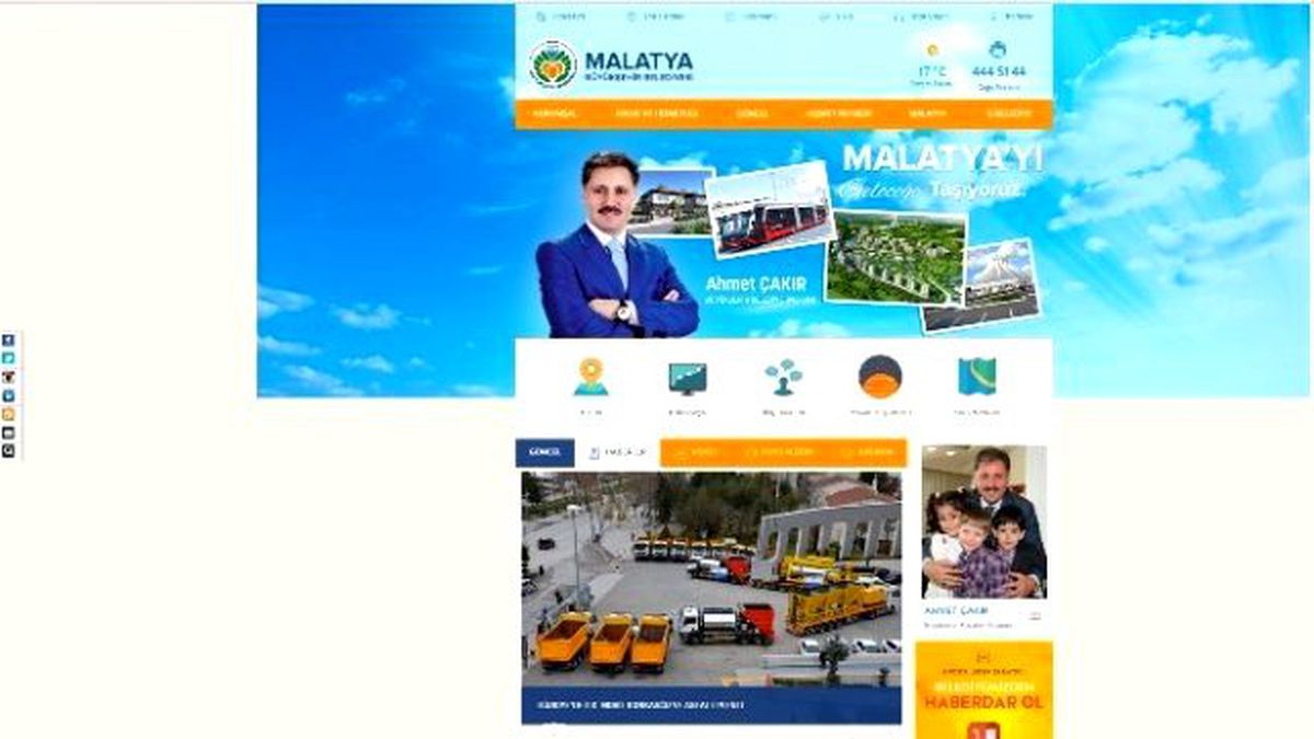 Büyükşehir Belediyesi Web Sitesi Yenilendi