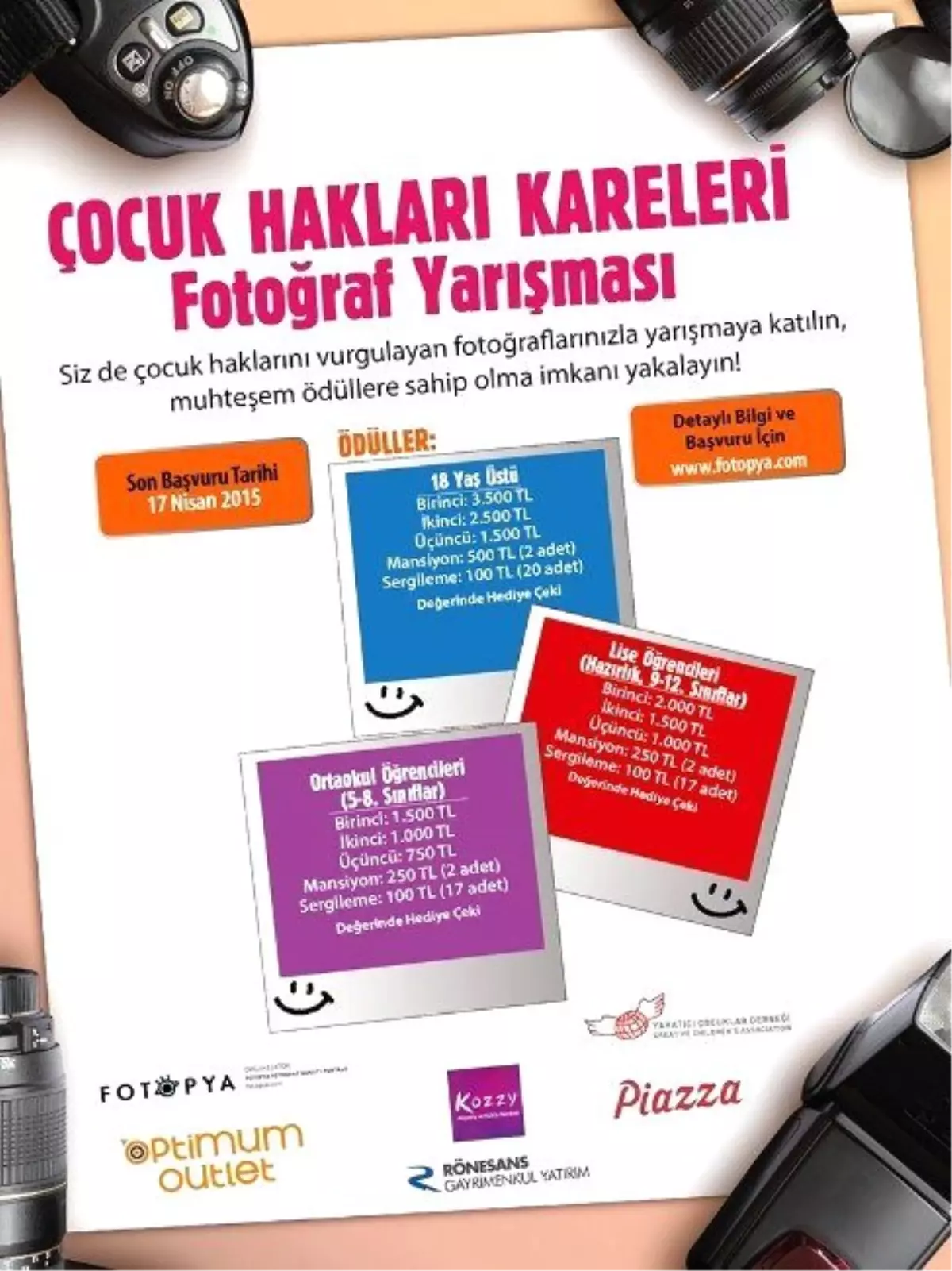 Çocuk Hakları Kareleri" Yarışması İçin Geri Sayım