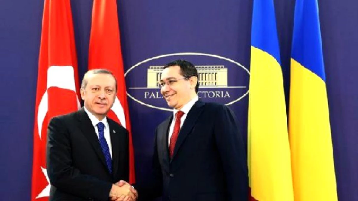 Cumhurbaşkanı Erdoğan, Romanya Başbakanı Ponta ile Bir Araya Geldi