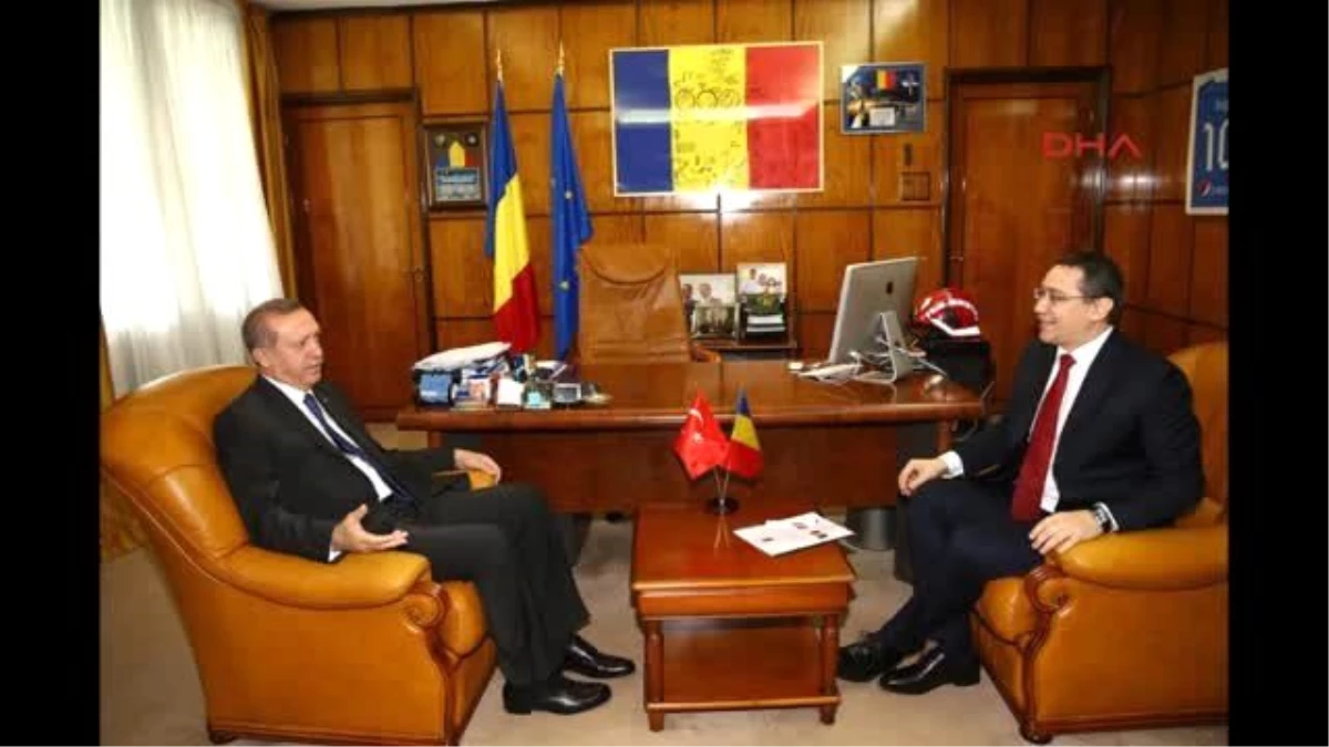 Cumhurbaşkanı Erdoğan, Romanya Başbakanı Ponta ile Bir Araya Geldi