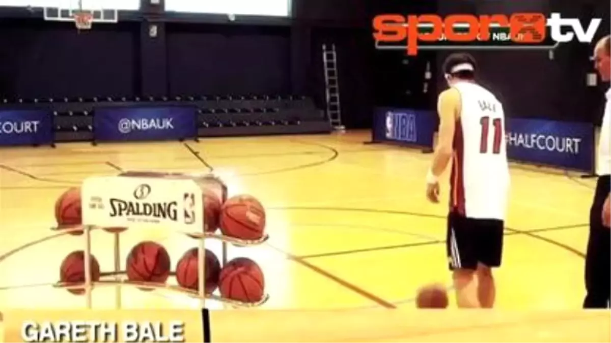 Gareth Bale\'den Basketbol Şovu