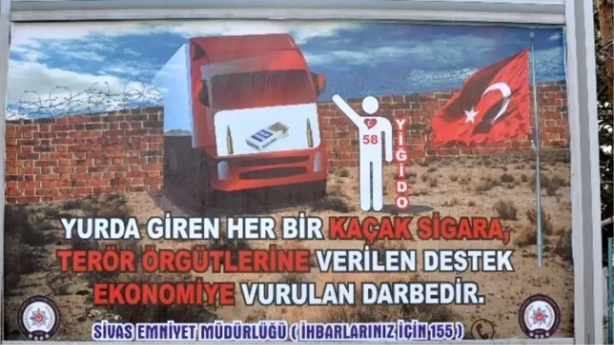 Sivas Emniyeti\'nden Kaçak Sigara Uyarısı