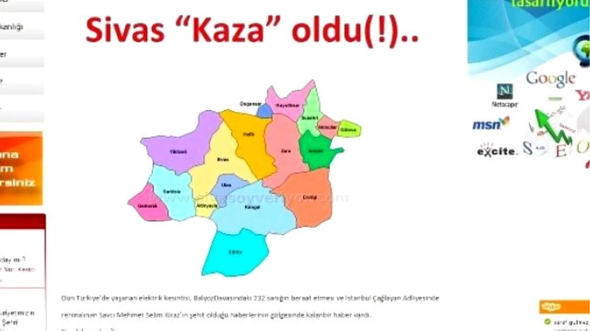 Sivas\'ta Haber Sitesinden \'1 Nisan\' Şakası