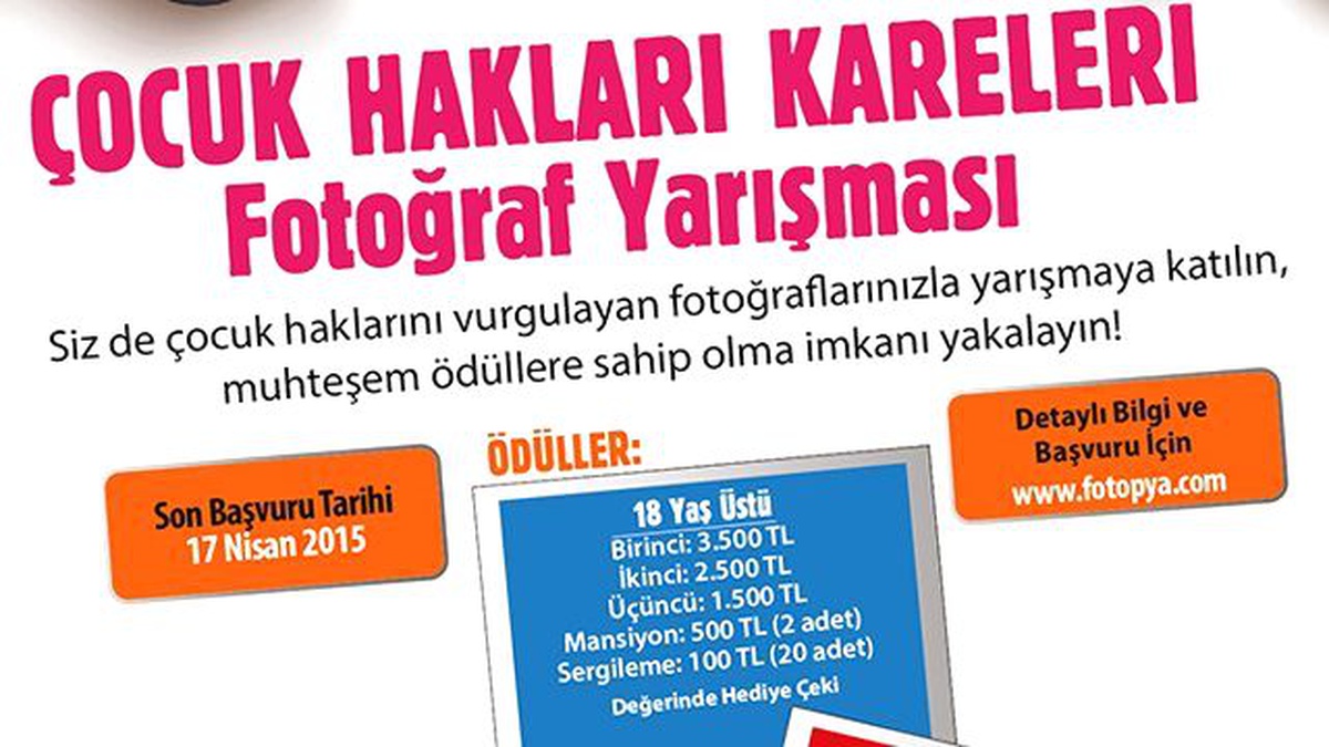 \'Çocuk Hakları Kareleri\' Yarışması