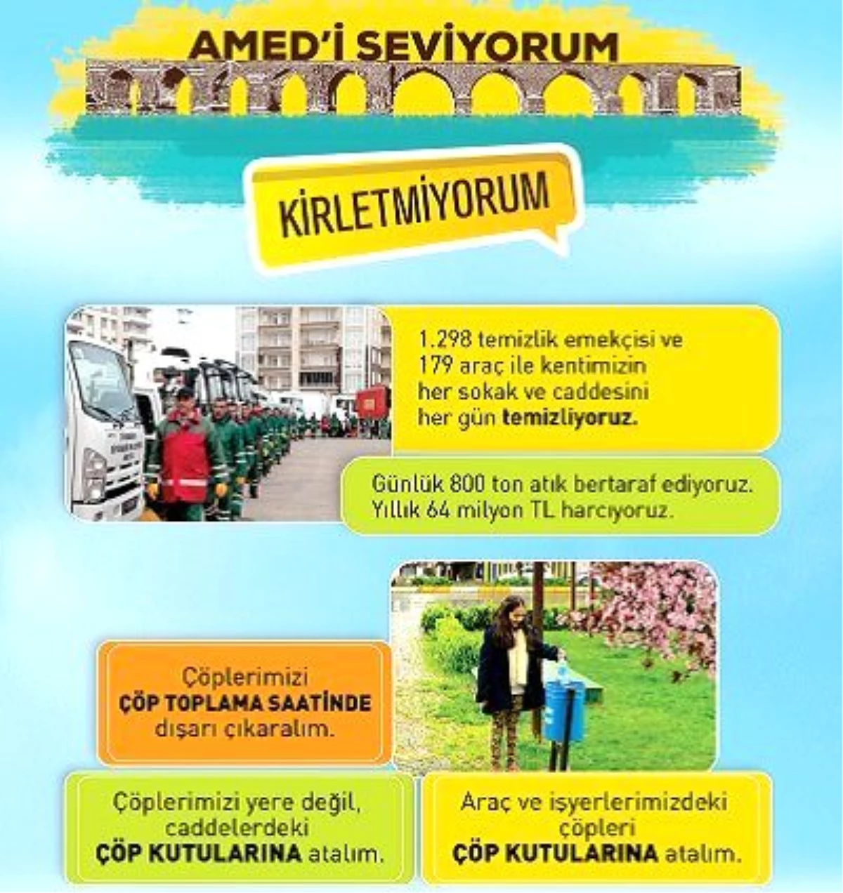 \'Diyarbakır\'ı Seviyorum, Kirletmiyorum` Kampanyası Başlıyor 