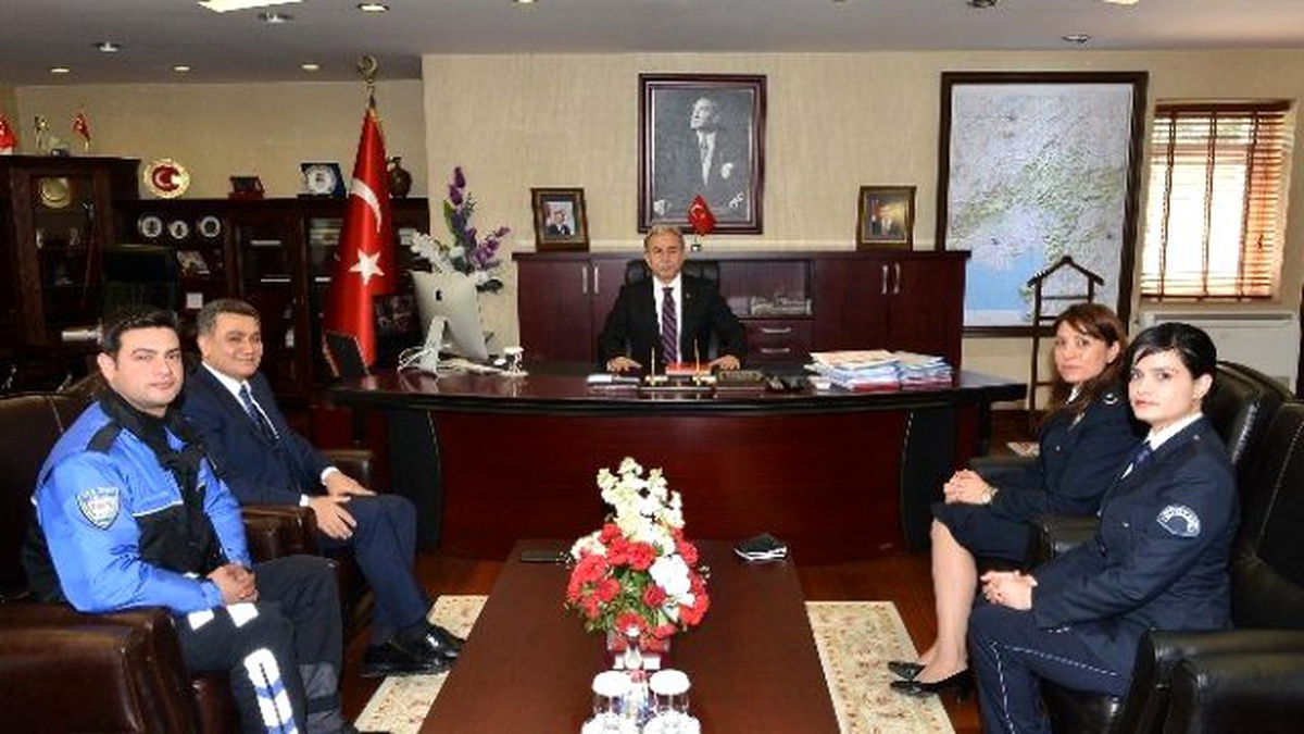 Emniyet Müdürü Zeybek\'ten Vali Büyük\'e Ziyaret