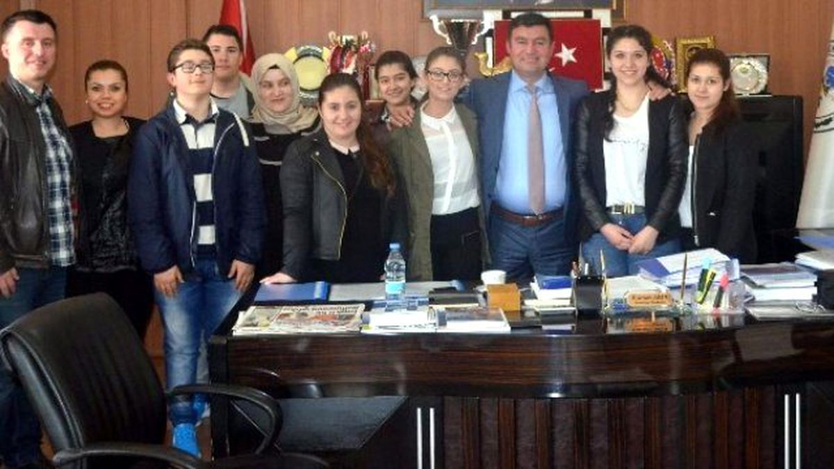 Gurbetçi Öğrencilerden Germencik Belediyesi\'ne Ziyaret