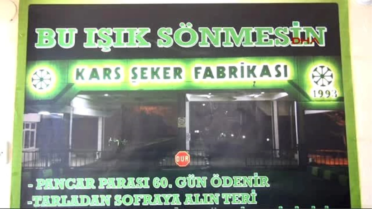 Kars Şeker Fabrikasının Kapatılmasını Önlemek İçin Kars\'ta \'Şekerimize Sahip Çıkalım\' Kampanyası