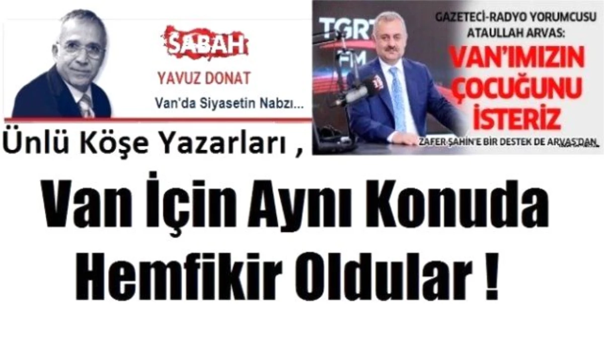 Usta Gazetecilerden Ak Partili Şahin\'e Destek