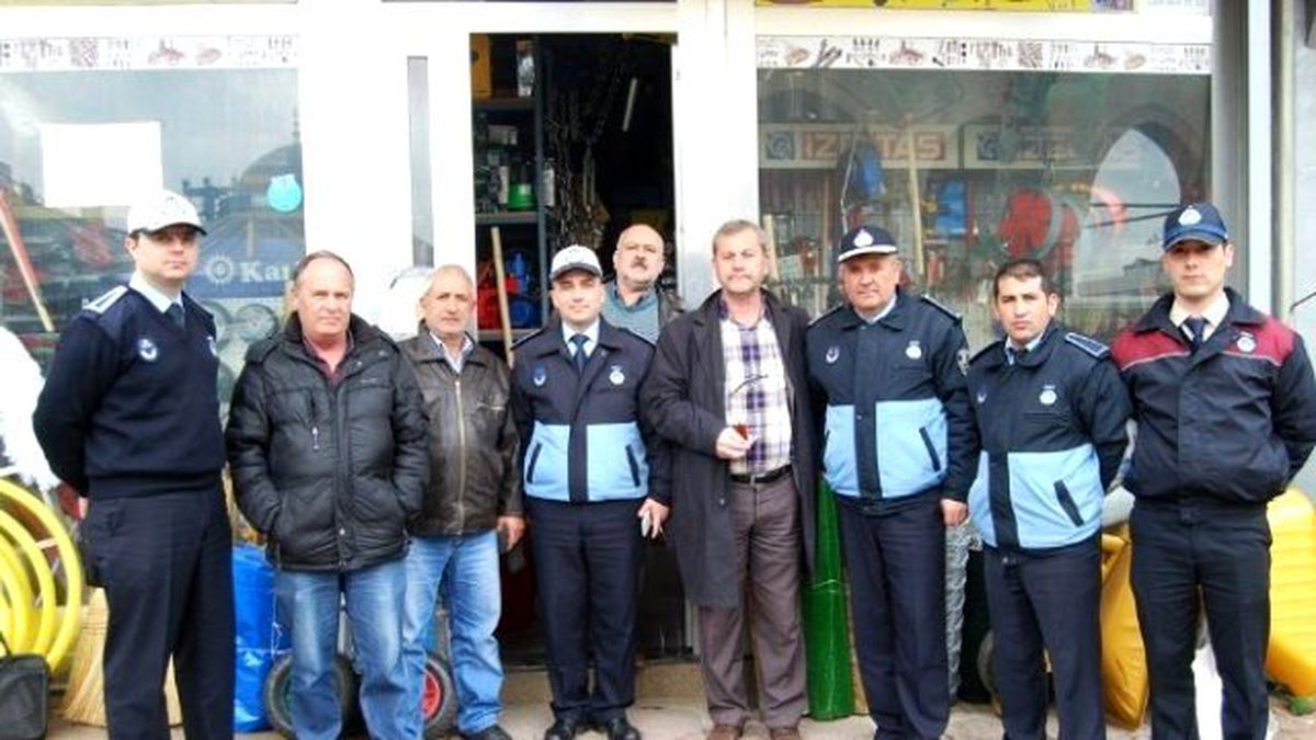 Tekirdağ Trafik Zabıtası Malkara\'da Esnafla Buluştu