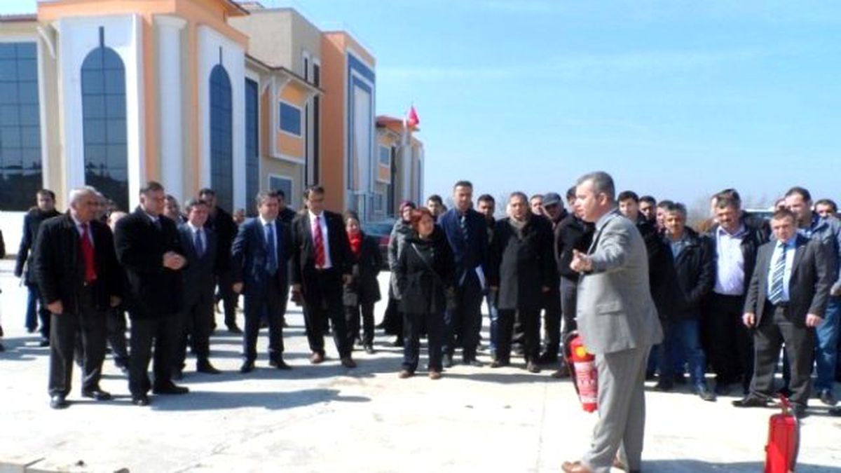 Yangın Söndürme Eğitimi Aldılar