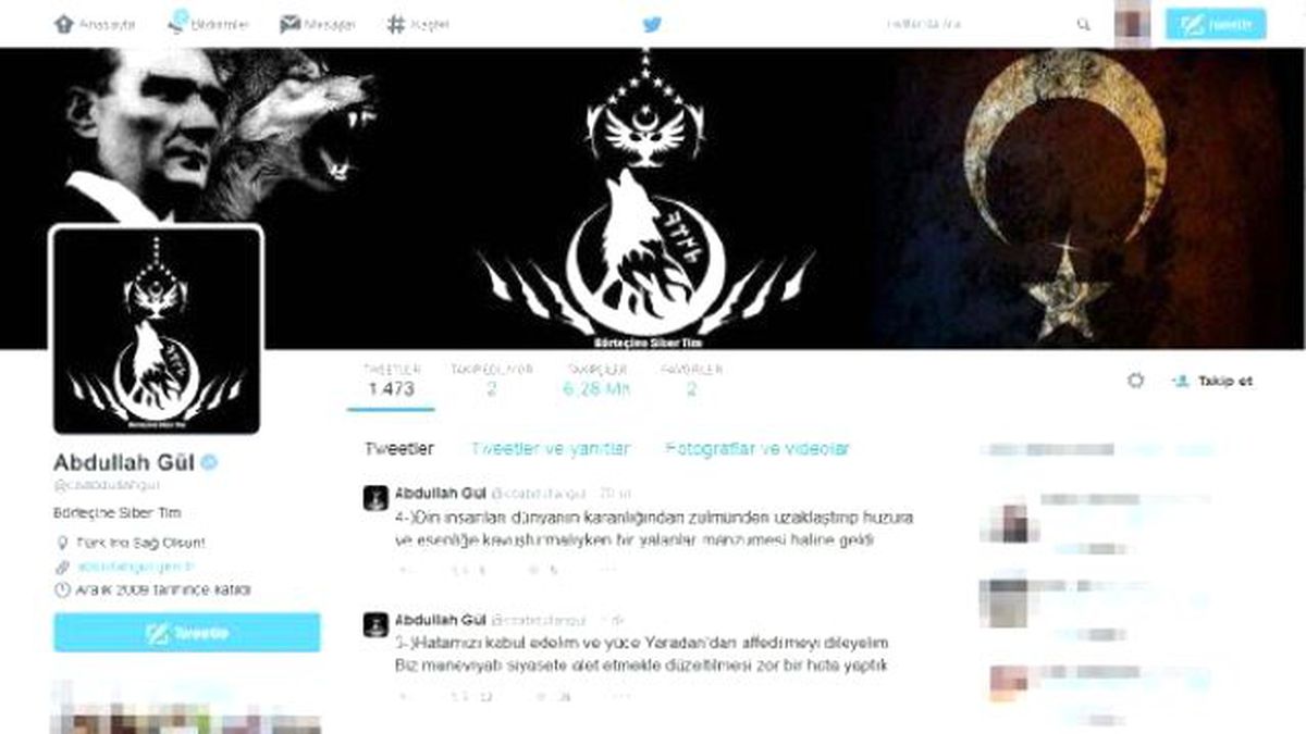 Abdullah Gül\'ün Twitter Hesabı Hacklendi