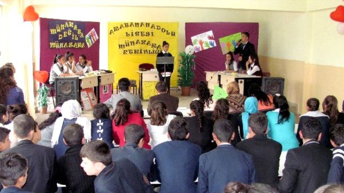Araban Anadolu Lisesinde Münazara Etkinliği