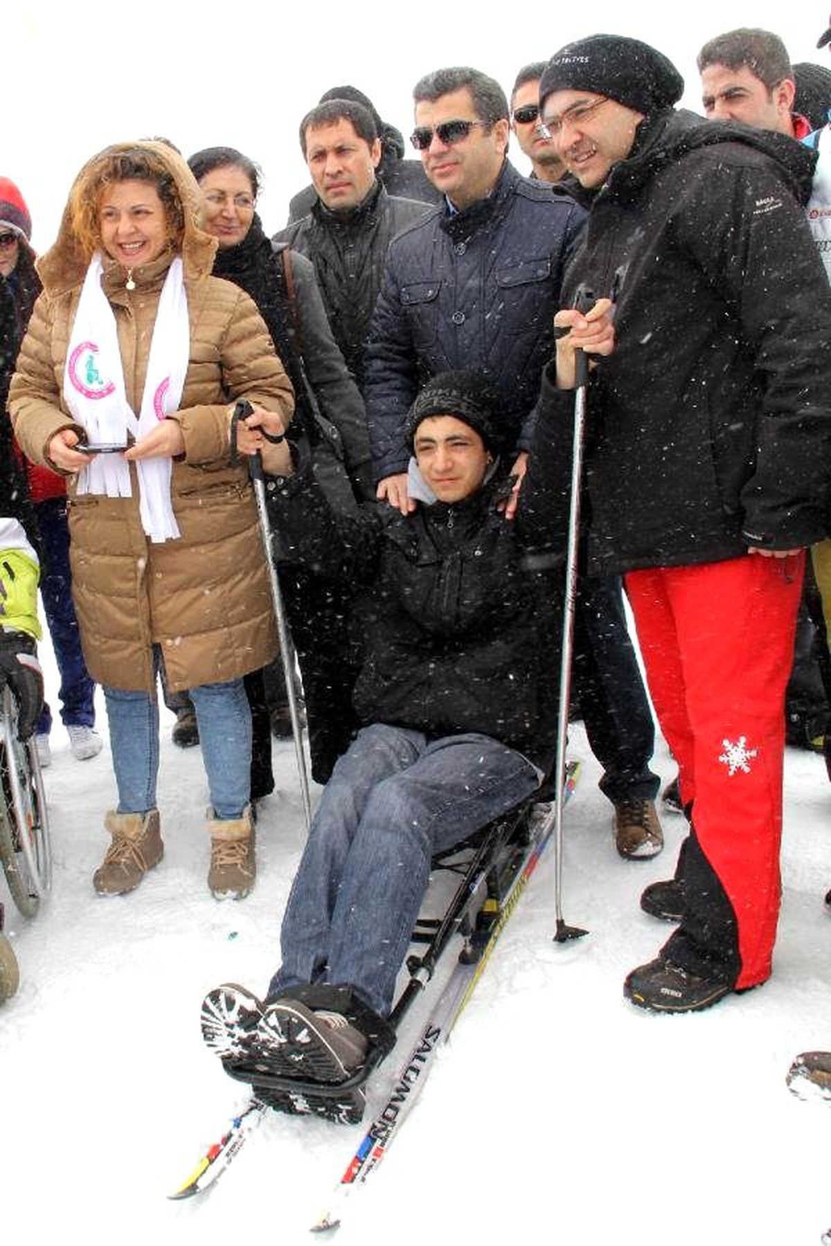 Engelliler Erciyes Kar Festivali\'nde Buluştu