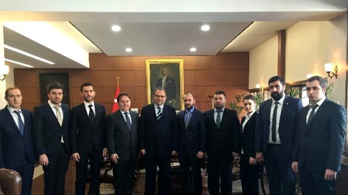 Genç Müsiad Zonguldak Şubesi Vali Kaban\'a Projelerini Anlattı