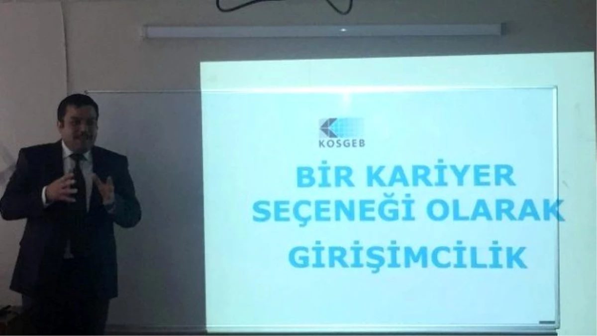 Üniversite Öğrencilerine Kosgeb Destekleri Anlatıldı