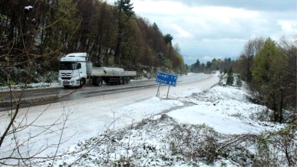 Zonguldak\'ta Kar Yağışı