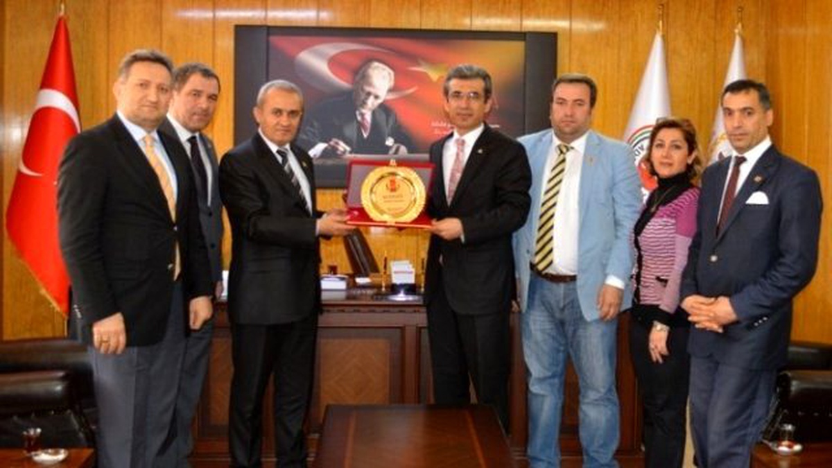 Anadolu Basın Birliği Yöneticileri Başsavcı Alper\'i Ziyaret Etti
