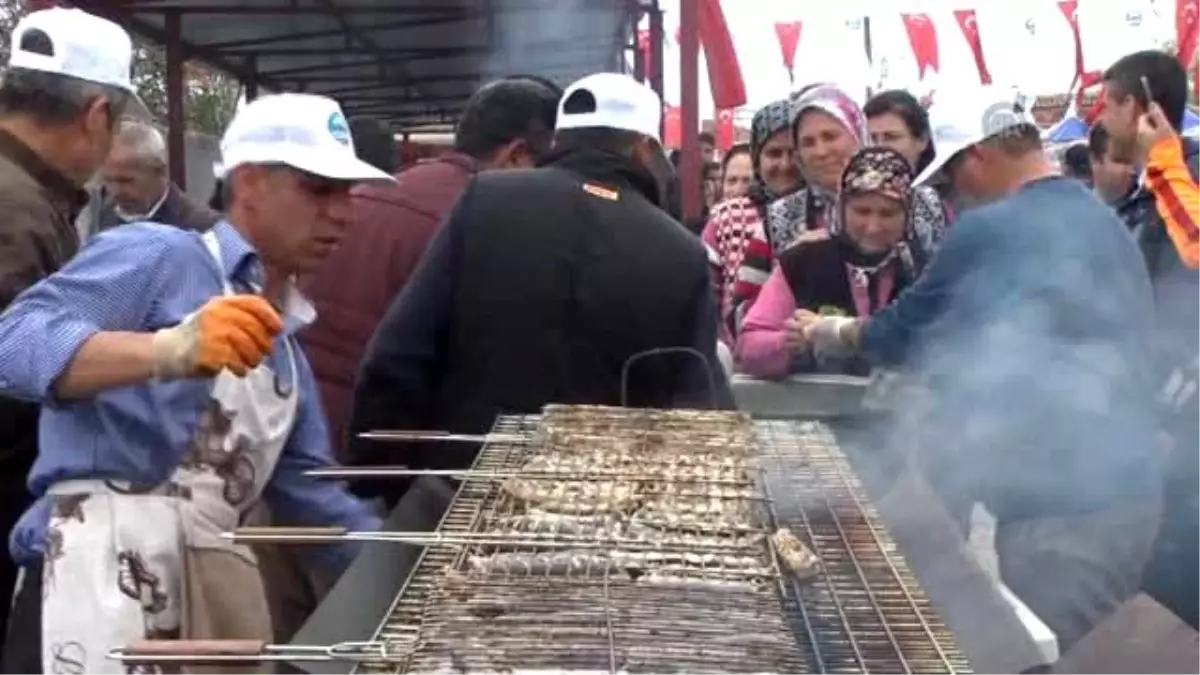 Festivalde 500 Kilogram Yılan Balığı Dağıtıldı