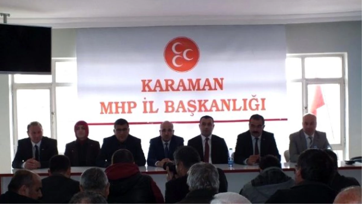 Karaman\'da MHP Milletvekili Aday Adaylarını Tanıttı