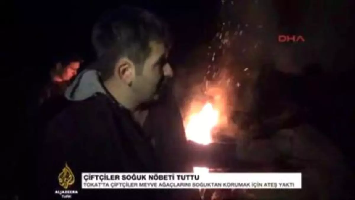 Tokat\'ta Çiftçiler Soğuk Nöbeti Tuttu