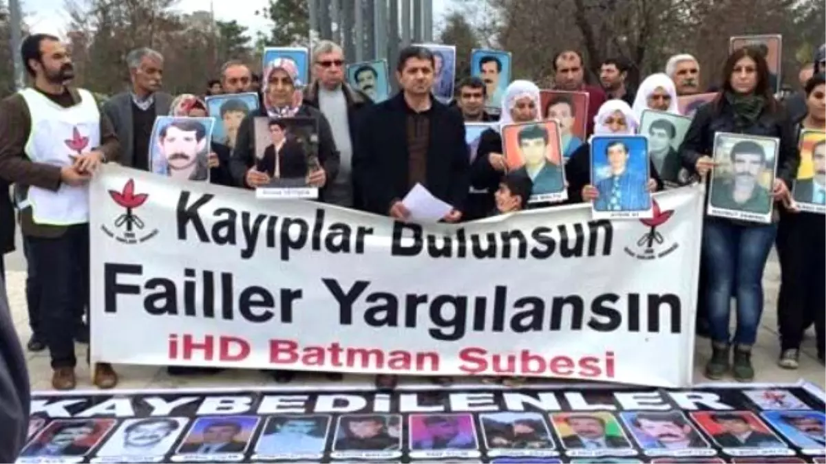 Batman\'da Kayıp Yakınları 321. Eylemini Gerçekleştirdi