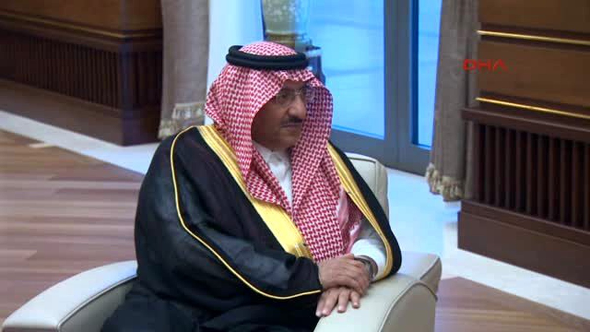 Erdoğan, Suudi Arabistan Veliaht Vekili Prens Naif\'i Kabul Etti
