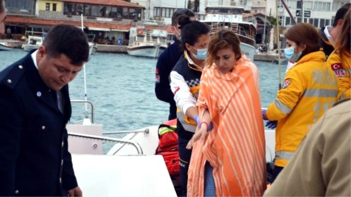Datça\'da Kaçak Göçmenleri Taşıyan Tekne Battı