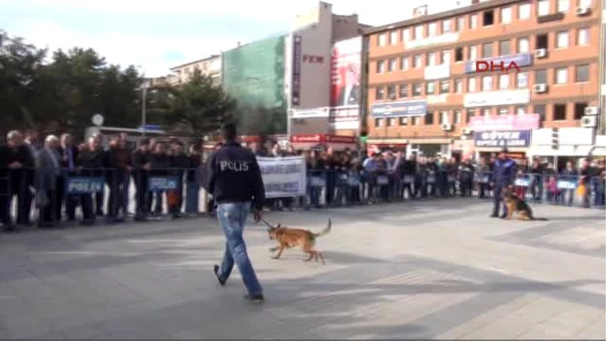 Kırıkkale\'deki Polis Köpekleri Gösterisine Yoğun İlgi