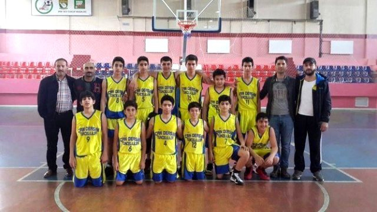 Tunceli Küçükler Basketbol Takımı Bölge Şampiyonu Oldu