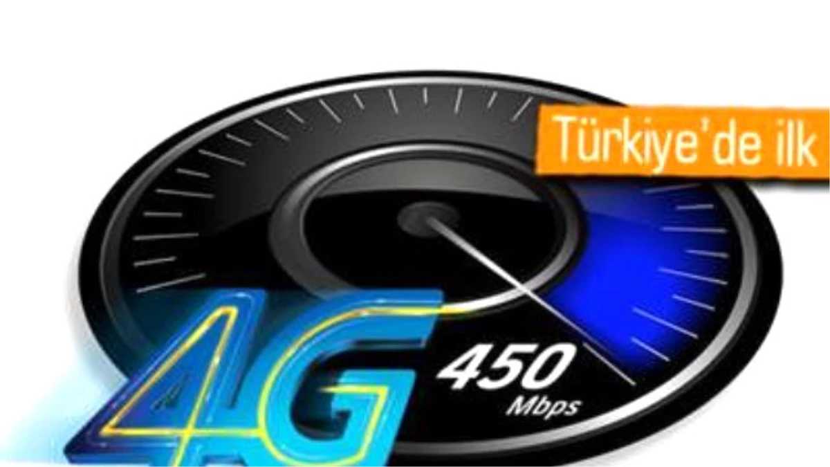 Turkcell\'den 450 Mbps Hızında 4g Testi