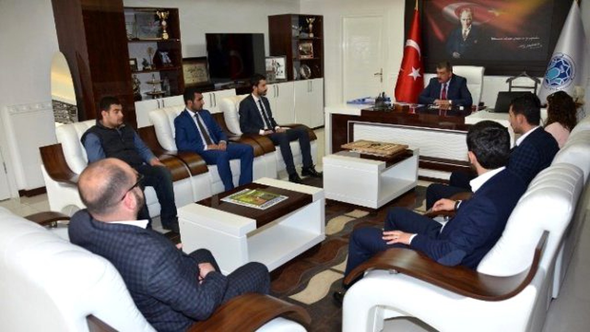 AK Parti Battalgazi Gençlik Kolları, Gürkan\'ı Ziyaret Etti