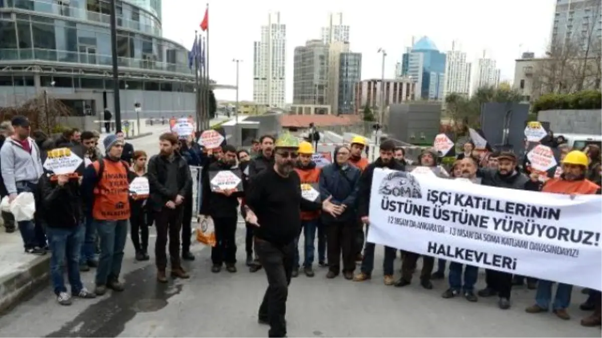 Halkevleri\'nden Soma Davası Protestosu